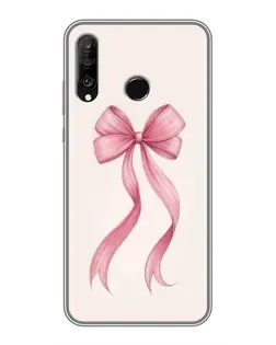 Чехол для Huawei P30 Lite / Nova 4e с картинкой «Розовый бант» Чехол для Huawei P30 Lite / Nova 4e с картинкой «Розовый бант»