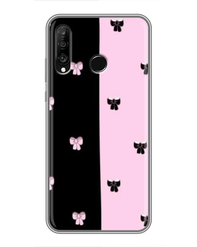 Чехол для Huawei P30 Lite / Nova 4e с картинкой «Контрастные банты»