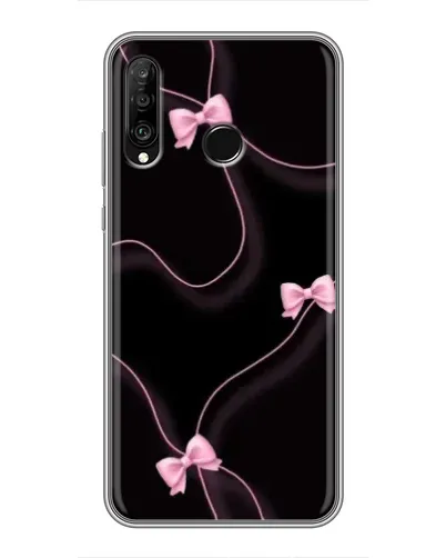 Чехол для Huawei P30 Lite / Nova 4e с картинкой «Розовые ленты»