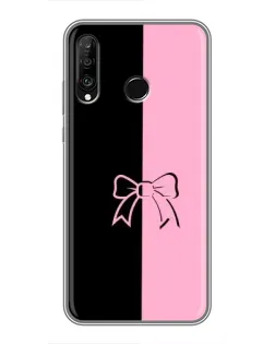 Чехол для Huawei P30 Lite / Nova 4e с картинкой «Половинки банта»
