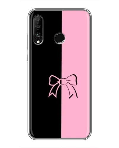 Чехол для Huawei P30 Lite / Nova 4e с картинкой «Половинки банта»