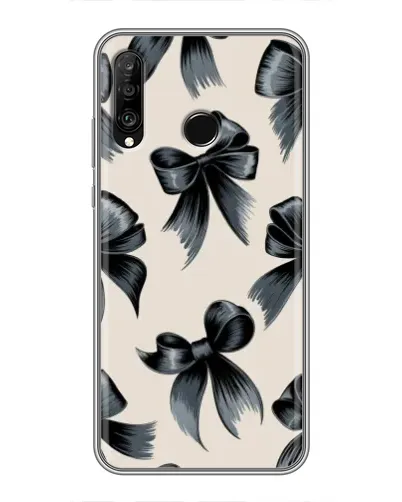 Чехол для Huawei P30 Lite / Nova 4e с картинкой «Банты Coquette»