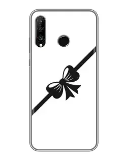Чехол для Huawei P30 Lite / Nova 4e с картинкой «Диагональный бант»