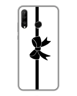 Чехол для Huawei P30 Lite / Nova 4e с картинкой «Вертикальный бант»