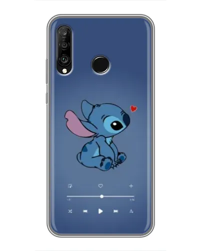 Чехол для Huawei P30 Lite / Nova 4e с картинкой «Музыкальный Stitch»
