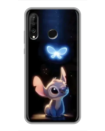 Чехол для Huawei P30 Lite / Nova 4e с картинкой «Сияющий Стич»