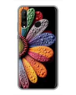 Чехол для Huawei P30 Lite / Nova 4e с картинкой «Радужный цветок» Чехол для Huawei P30 Lite / Nova 4e с картинкой «Радужный цветок»