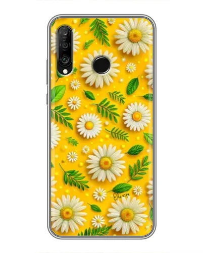 Чехол для Huawei P30 Lite / Nova 4e с картинкой «Ромашковое солнце»