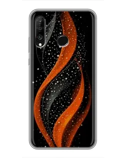 Чехол для Huawei P30 Lite / Nova 4e с картинкой «Огненная звездная волна» Чехол для Huawei P30 Lite / Nova 4e с картинкой «Огненная звездная волна»