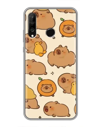 Чохол для Huawei P30 Lite / Nova 4e з картинкою «Капібари з апельсинами» Чохол для Huawei P30 Lite / Nova 4e з картинкою «Капібари з апельсинами»