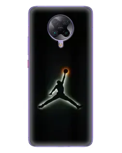 Чехол для Xiaomi POCO F2 Pro с картинкой «Jordan Gradient Logo»