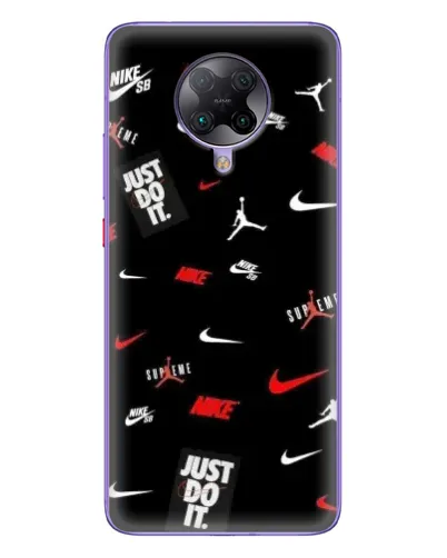 Чехол для Xiaomi POCO F2 Pro с картинкой «Nike Mix Pattern»