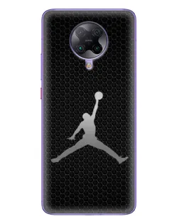 Чехол для Xiaomi POCO F2 Pro с картинкой «Jordan Dark Carbon»