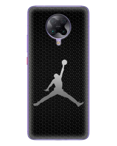 Чехол для Xiaomi POCO F2 Pro с картинкой «Jordan Dark Carbon»