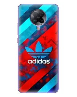 Чехол для Xiaomi POCO F2 Pro с картинкой «Абстракция Adidas»