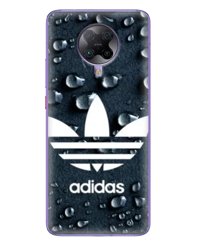 Чехол для Xiaomi POCO F2 Pro с картинкой «Adidas Trefoil Blue»
