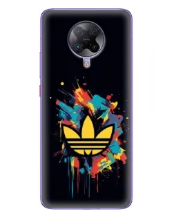 Чехол для Xiaomi POCO F2 Pro с картинкой «Adidas Splash»