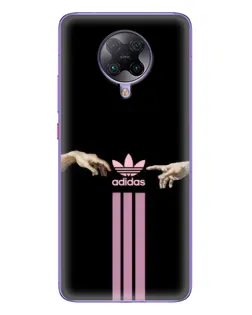 Чехол для Xiaomi POCO F2 Pro с картинкой «Adidas Hands»