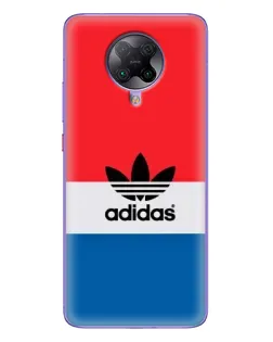 Чехол для Xiaomi POCO F2 Pro с картинкой «Ретро блоки Adidas»