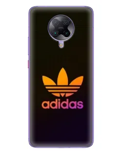 Чехол для Xiaomi POCO F2 Pro с картинкой «Градиент Adidas»