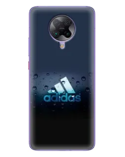 Чехол для Xiaomi POCO F2 Pro с картинкой «Adidas Water Drops»