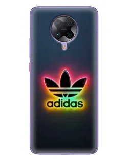 Чехол для Xiaomi POCO F2 Pro с картинкой «Неоновый Adidas»