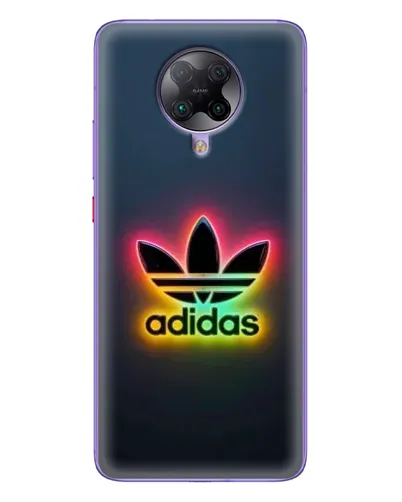 Чехол для Xiaomi POCO F2 Pro с картинкой «Неоновый Adidas»