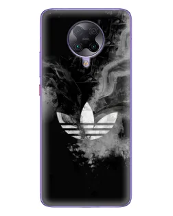 Чехол для Xiaomi POCO F2 Pro с картинкой «Абстрактный дым Adidas»