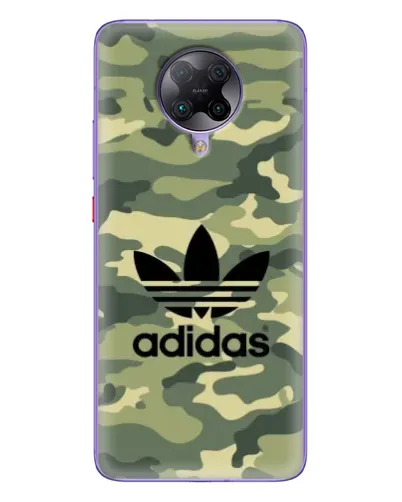 Чехол для Xiaomi POCO F2 Pro с картинкой «Милитари стиль Adidas»
