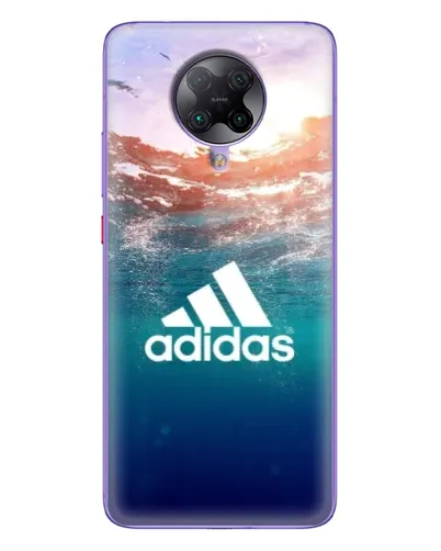 Чехол для Xiaomi POCO F2 Pro с картинкой «Океанская глубина адидас»