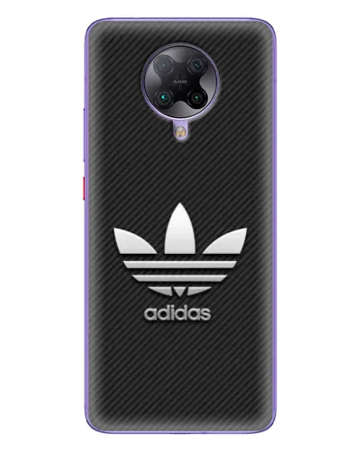 Чехол для Xiaomi POCO F2 Pro с картинкой «Adidas Карбоновая текстура»