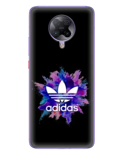 Чехол для Xiaomi POCO F2 Pro с картинкой «Взрыв красок Adidas»