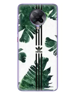 Чехол для Xiaomi POCO F2 Pro с картинкой «Пальмовые листья адидас»