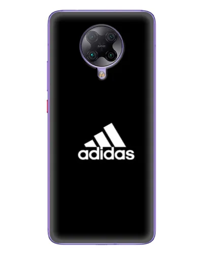 Чехол для Xiaomi POCO F2 Pro с картинкой «Черная классика Adidas»