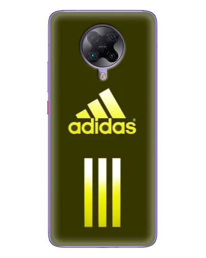 Чехол для Xiaomi POCO F2 Pro с картинкой «Оливковый градиент Adidas»
