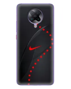 Чехол для Xiaomi POCO F2 Pro с картинкой «Абстрактный дизайн Nike»