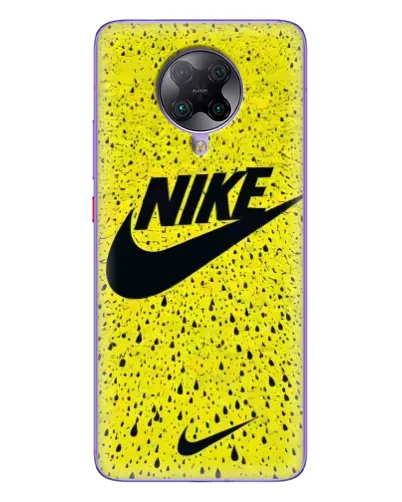 Чехол для Xiaomi POCO F2 Pro с картинкой «Желтый текстурный Nike» Чехол для Xiaomi POCO F2 Pro с картинкой «Желтый текстурный Nike»