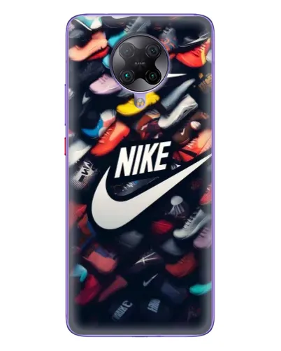 Чехол для Xiaomi POCO F2 Pro с картинкой «Коллекция кроссовок Nike» Чехол для Xiaomi POCO F2 Pro с картинкой «Коллекция кроссовок Nike»