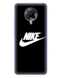 Чехол для Xiaomi POCO F2 Pro с картинкой «Мазки краски Nike»