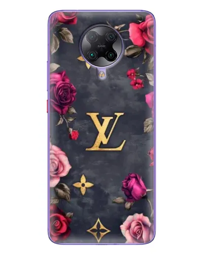 Чехол для Xiaomi POCO F2 Pro с картинкой «Цветочный Louis Vuitton»