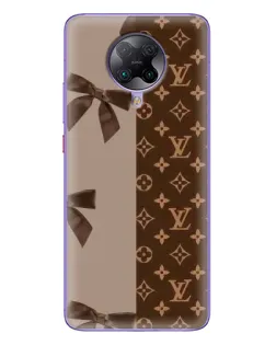 Чехол для Xiaomi POCO F2 Pro с картинкой «Louis Vuitton — банты»