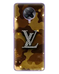 Чехол для Xiaomi POCO F2 Pro с картинкой «Камуфляжный Louis Vuitton»