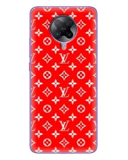 Чехол для Xiaomi POCO F2 Pro с картинкой «Яркий паттерн LV»