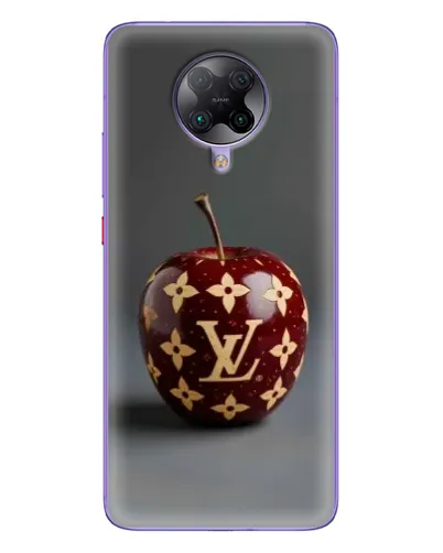 Чехол для Xiaomi POCO F2 Pro с картинкой «Красное яблоко LV»