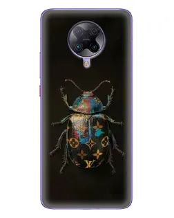 Чехол для Xiaomi POCO F2 Pro с картинкой «LV — мраморный принт»