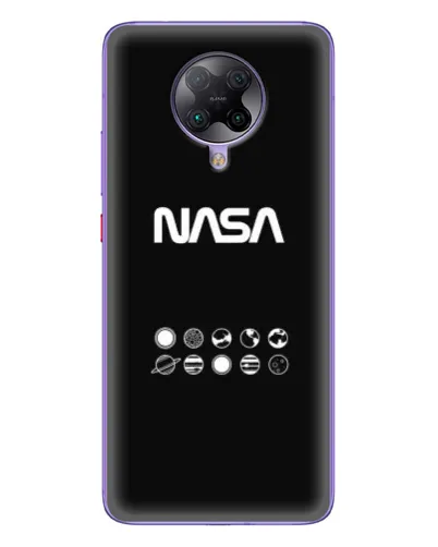 Чехол для Xiaomi POCO F2 Pro с картинкой «NASA — технический принт» Чехол для Xiaomi POCO F2 Pro с картинкой «NASA — технический принт»