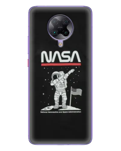Чехол для Xiaomi POCO F2 Pro с картинкой «NASA — шагаем по Луне» Чехол для Xiaomi POCO F2 Pro с картинкой «NASA — шагаем по Луне»
