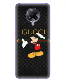 Чехол для Xiaomi POCO F2 Pro с картинкой «Микки Маус Gucci»