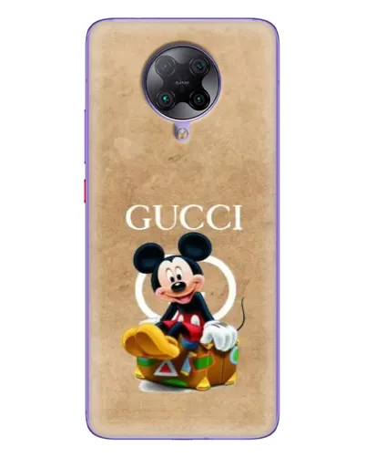 Чехол для Xiaomi POCO F2 Pro с картинкой «Микки Маус Gucci — крафт»