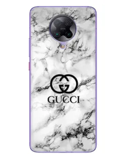 Чехол для Xiaomi POCO F2 Pro с картинкой «Gucci — мраморный шик»